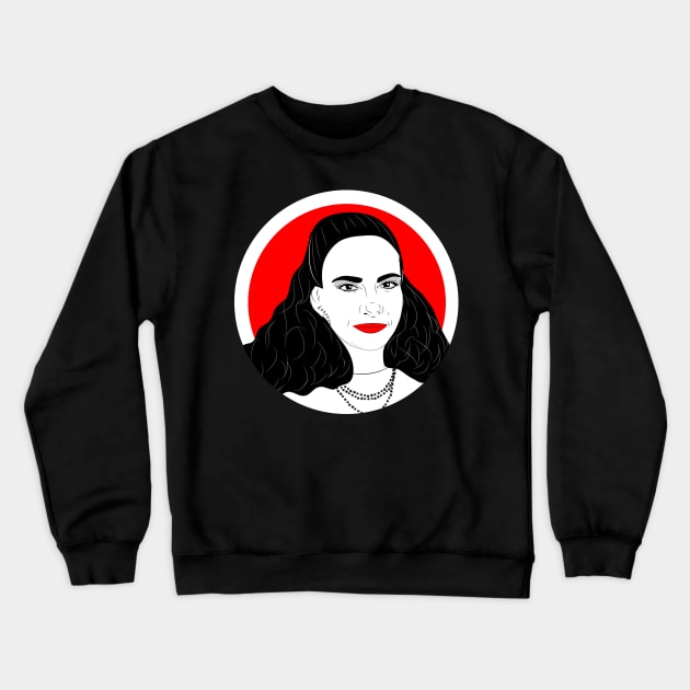 Paola O Crewneck Sweatshirt by OneLittleCrow